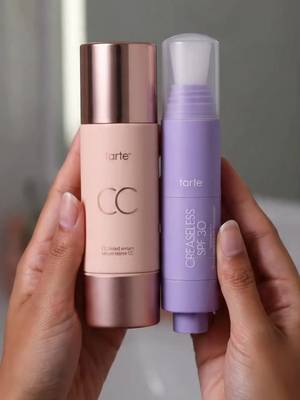Tarte Tarte CC tinted serum and Creaseless SPF 30 stick