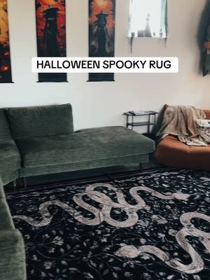 Halloween spooky rug