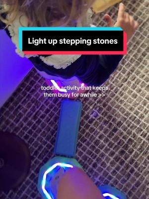 Light-up sound-playing toddler sensory stepping stones