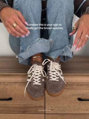 Adidas Brown Adidas Handball Spezial suede sneakers