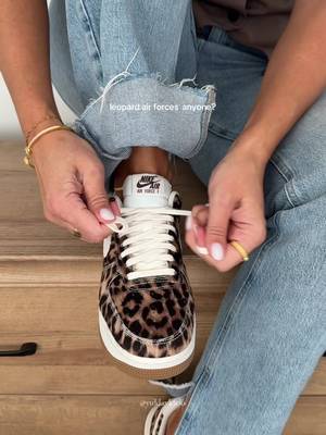 Nike Leopard-print Nike Air Force 1 sneakers