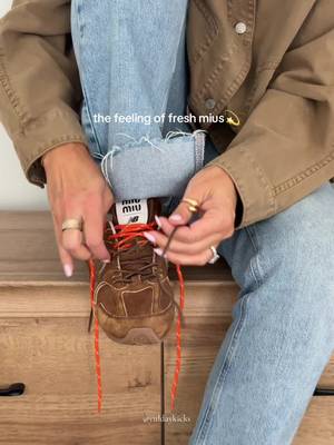 Miu Miu and New Balance Miu Miu x New Balance suede sneakers