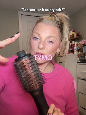 TYMO TYMO oval-barrel hot air brush for blowouts