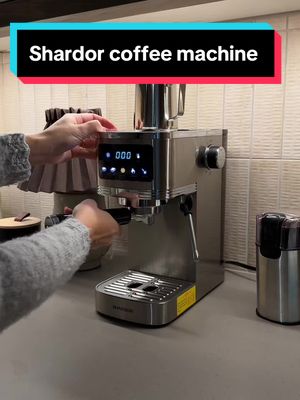 SHARDOR Espresso Machine 20 Bar, Professional Espresso Machine with Milk Frother and Touchscreen, Expresso Coffee Machines with Adjustable Temperature,for Cappuccino, Latte