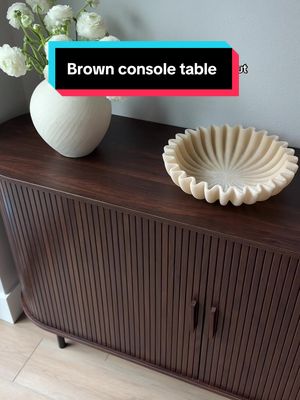 ONBRILL 55" Sideboard Buffet Cabinet with Storage, Sliding Door & Adjustable Shelf, Modern Accent Coffee Bar Console Table for Kitchen, Entryway, Walnut