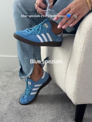 adidas Handball Spezial, Women's Trainers, Blue Light Blue White Gum, 36 EU