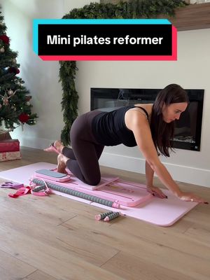 JANUA 5 in 1 Pilates Sliding Board Set, Multi-Purpose Foldable Pilates Reformer for Home, Purple