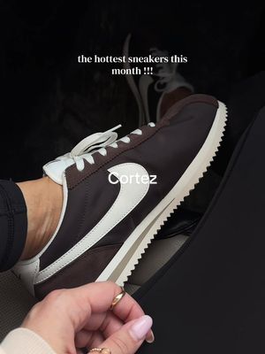 Brown and Khaki Cortez by Nike