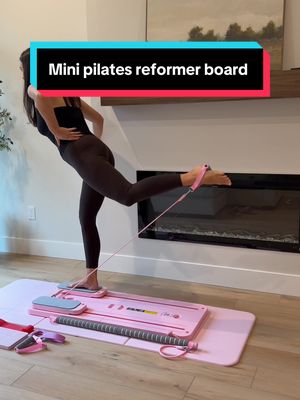 Pilates Reformer Board Set - 2026 Foldable 8-in-1 Pilates Machine for Full Body Workouts, Ab Core Trainer with Resistance Bands, Portable Home Pilates Equipment for Women & Men (Purple)