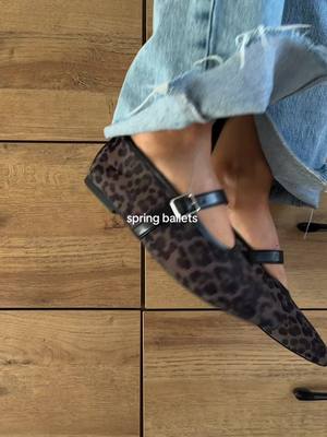 Cushionaire leopard print mesh Mary Jane ballet flats