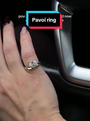PCAOVIVAR 5.0CT Elongated Pear Shaped Engagement Women Ring,Wedding Promise Cubic Zirconia Band, 14K Yellow Gold Plated Simulated Diamond Rings Size 5