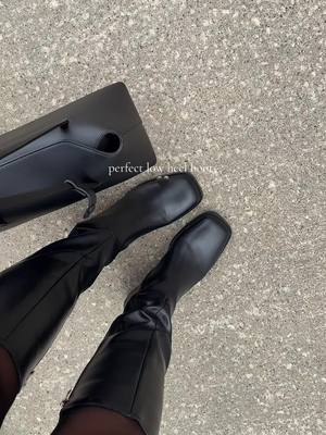 Vivianly Square Toe Knee High Boots