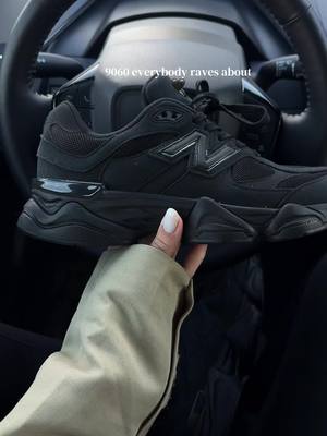 New Balance 9060 Triple Black Sneakers