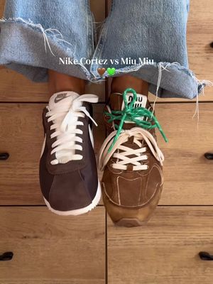 Nike Cortez and Miu Miu x New Balance 530 SL sneakers