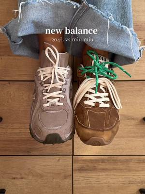 New Balance 204L and Miu Miu x New Balance sneakers