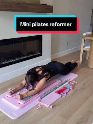 JANUA 5 in 1 Pilates Sliding Board Set, Multi-Purpose Foldable Pilates Reformer for Home, Purple