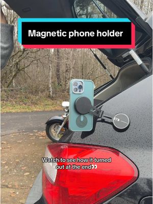 Jkoailiwi Hands-Free Suction Cup Phone Mount for Car/Content Creator, [Auto-Seal & One-Touch Release] Vacuum Magnetic Phone Holder for TikTok Vlogging Travel, 360 Adjustable for iPhone 12-17