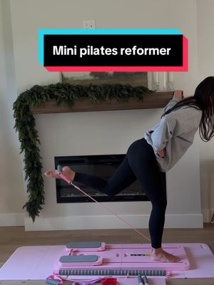 JANUA Pilates Board Reformer Set, 5 in 1 Multi-Purpose Foldable Pilates Sliding Board for Home, Pink