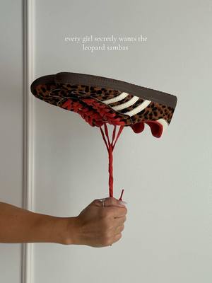 Adidas Adidas Samba OG Leopard Print Sneakers