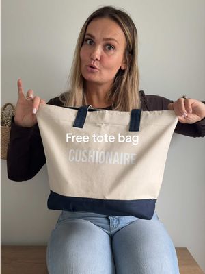 Cushionaire Cushionaire canvas tote bag