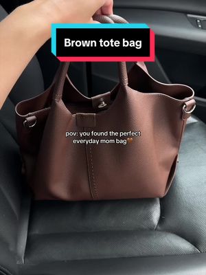 Brown everyday mom bag