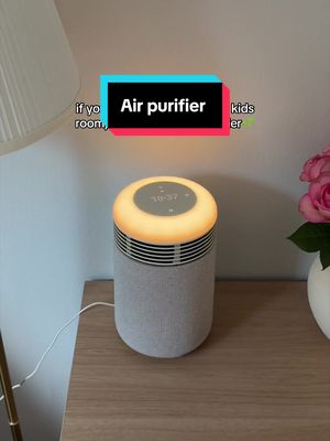 TROVA Air purifier with night light and clock