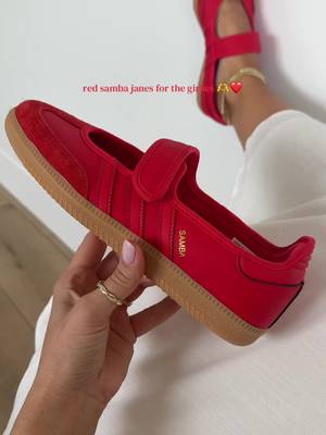 Adidas Adidas Samba Jane red shoes
