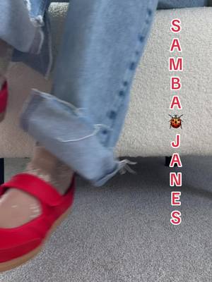 Adidas Red Adidas Samba Jane shoes