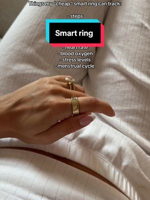 Smart ring health tracker