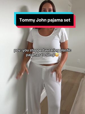 Two-piece ribbed pajama lounge set