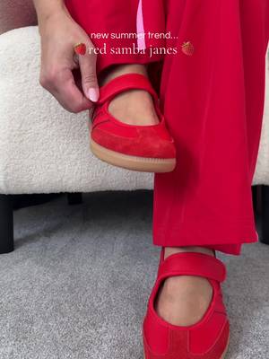 Adidas Red Adidas Samba Jane shoes
