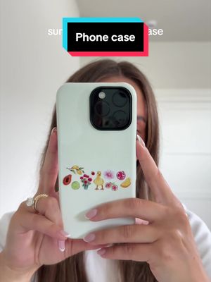 Summer fruit and duck design phone case