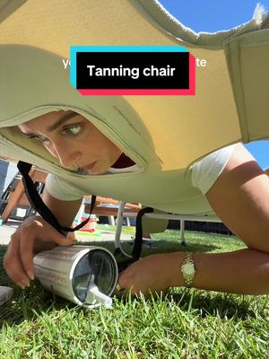 Face down tanning chair