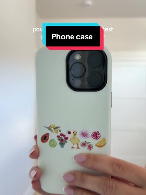 Summer themed decorative phone case