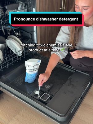 Pronounce Dishwasher Detergent Powder - Cleaner Ingredients, Fragrance Free - Ultra Concentrated, Cuts Grease and Grime, Dishwasher Pods Alternative (Residue-Free). (80 Loads, Unscented)