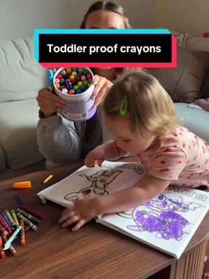 Toddler proof crayons