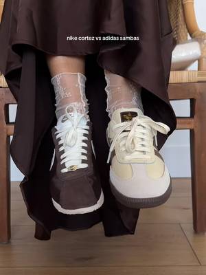 Nike, Adidas Nike Cortez and Adidas Sambas sneakers