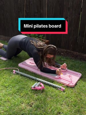Portable home pilates reformer workout board