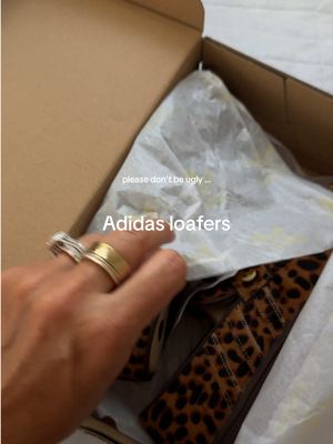 Adidas Adidas leopard print loafers