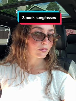 Chic cool girl sunglasses 3 pack