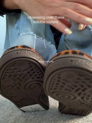 Adidas Adidas leopard print loafers
