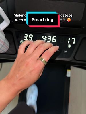 Smart fitness tracking ring