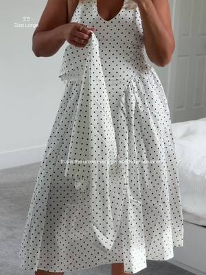 Fashion Nova Polka dot halter neck summer dress