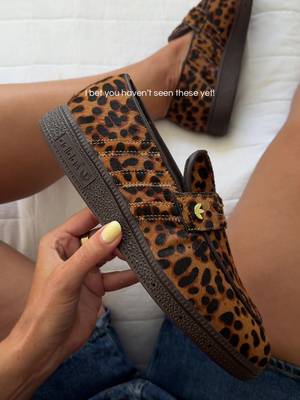 Adidas Adidas leopard print loafers