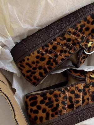 Adidas Adidas leopard print loafers