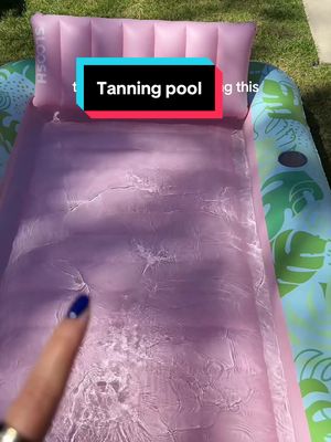 SLSH Inflatable tanning pool float