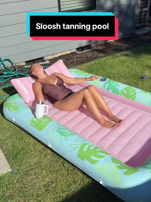 SLOOSH Inflatable tanning pool