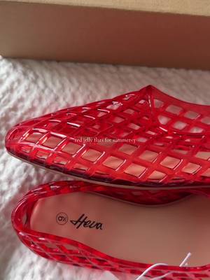 Heiva Red jelly flats