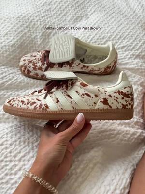 Adidas Adidas Samba LT Cow Print Brown Sneakers