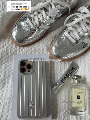 Ribbed metallic iPhone case